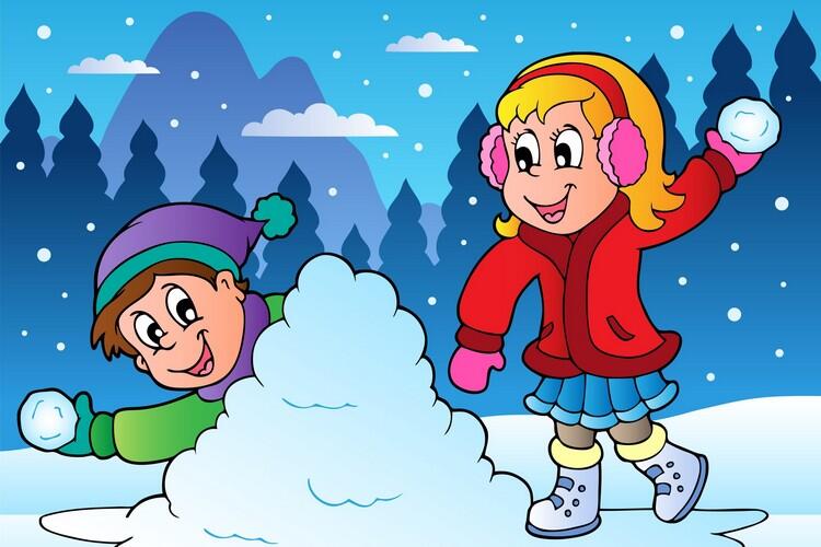 MUCHOMORKI NA ŚNIEGU - Jaś i Małgosia - Przedszkole Nr. 46 w Gdynia