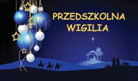 JASEŁKA I WIGILIA W PRZEDSZKOLU