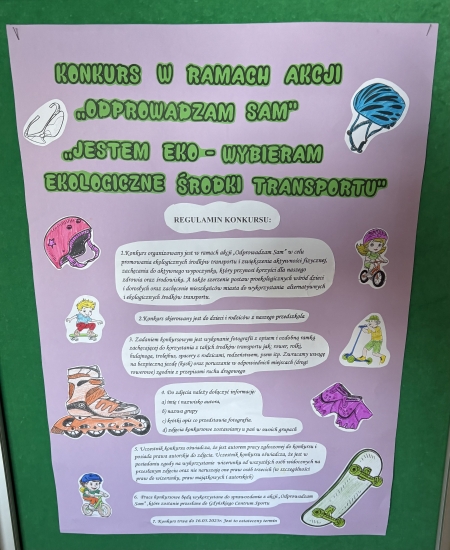 ZAPRASZAMY DO KONKURSU W RAMACH AKCJI ''ODPROWADZAM SAM''